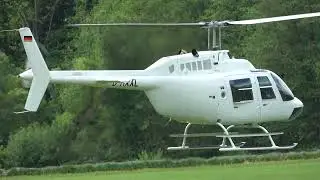 BELL JETRANGER D-HXXL ARRIVING AT GRAFENAU AIRFIELD - EDNF GERMANY-HELI FLY IN 29-5-2025