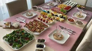 Kahvaltı Masası Hazırlığı/ Kahvaltılık/ Şık Peynir Tabağı/Misafirlerine Kahvaltı Masası/Şık sunumlar
