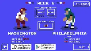 Retro Bowl Week 6 Highlights | Washington Commanders at Philadelphia Eagles