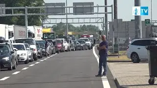 Gužva na graničnom prelazu Horgoš