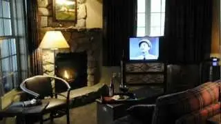 Hideaway TV Showcase in The Lodges at Church Landing