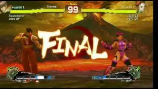 SSF4 Cammy (faux123) vs Dhalsim, C.Viper, and Guy (Pajaromayor) Endless Matches (4)