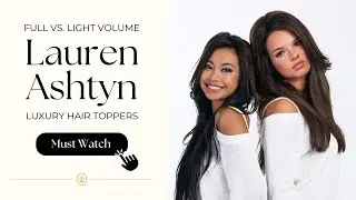 Full Volume vs Light Volume Hair Topper - REMY EUROPEAN HUMAN HAIR