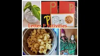 Letter P Activities