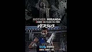 Mother Miranda vs Sub Zero #mortalkombat11ultimate #residentevil7 #mothermiranda #subzero1