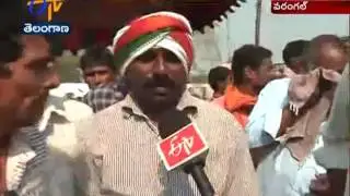 High Security at Warangal Enumamula Market Yard | Farmers Demands MSP for Chilli | Ground Report