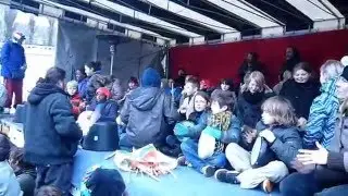 Ledeberg op de massajam: kinderen, Letterfretter Mike, Ledebirds, Misirli Ahmet, Fabrizio, Stephane