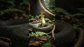 Deadly grace, pure power 👑🐍 #KingCobra #WildSpirit #UntamedNature