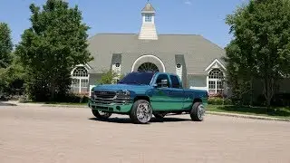 Chrome Blue Duramax II 24x14 Tis Forged wheels (4k)
