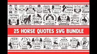 Horse svg bundle cowboy cowgirl farm designs quotes racing barrel farmhouse