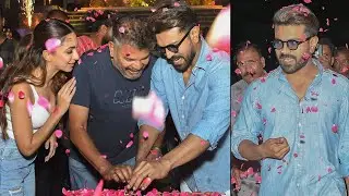 Mega Power Star Ram Charan Birthday Celebrations At #RC15 Sets | Shankar | Kiara | Prabhu Deva | DC