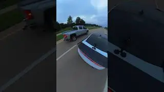 Diesel truck wanted to play with the scat😂