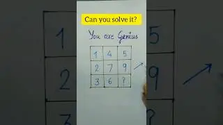 How to solve sudoku? #puzzle #sudoku #shorts