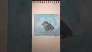 got meme seal 🥹❤️ #drawing #art #animals #draw #follow #artist #drawthisinyourstyle #youtubeshorts
