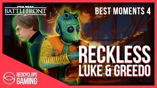 STAR WARS Battlefront | RECKLESS LUKE AND GREEDO | Montage [PS4] BEST MOMENTS 4