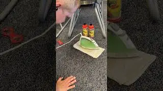 Satisfying Stain Removal! #shorts #satisfying #carpetcleaning