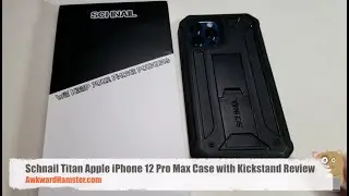 Schnail Titan Apple iPhone 12 Pro Max Case with Kickstand Review