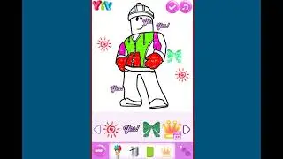 Roblox Coloring Game yiv com