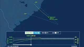 Flight data show plane fall off radar southeast of Charleston