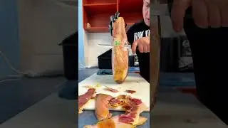 Let&rsquo;s Trim Prosciutto Di Parma With Giovanni! 🇮🇹 #shorts #butcher #italianfood