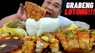 ASMR MUKBANG | LECHON KAWALI with CHILI HONEY GLAZE SAUCE | PORK NILAGA | MUKBANG PHILIPPINES