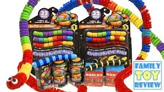 Build a Slither Mini Toys 🐍 NEW Roblox Series 3 Toys & Slither.io Toys 🐛 LONGEST SLITHER IN WORLD