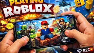Play Roblox in Mobile 📲 bank robbery fight with police