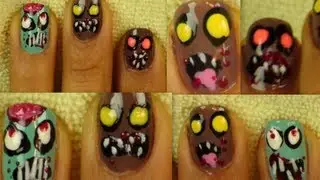 Zombie Nail Tutorial by ILoveGerardo