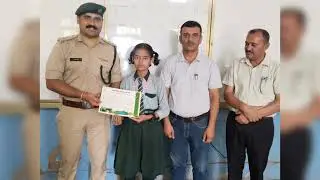 AKM School won first prize in a quiz contest (National wildlife week 2024)