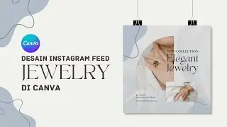 How to make instagram feed jewelry on canva | Canva Tutorial