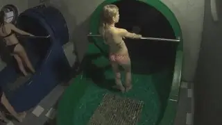 Super Dark Water Slide at Tikibad Duinrell