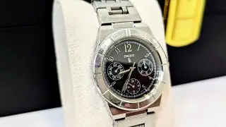 Обзор оригинальных винтажных наручных японских кварцевых часов SEIKO LK модель 5789-0B30 LK