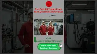 Red Seal Millwright Exam Prep 433A Industrial Millwright Test  #redsealexam #skilledtrades