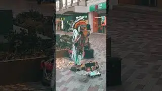 Native American music in Northampton town. #music #video #colours #native #beautiful #love #town