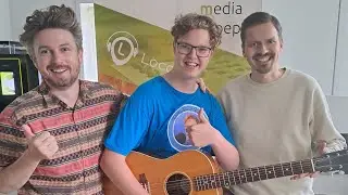 The Mosfets with 2 acoustic songs LIVE @ Gert-Jan's Kantine op LocoFM