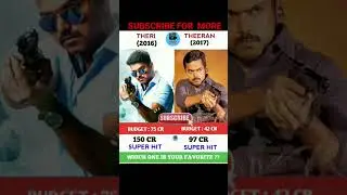 theri vs theeran movie box office collection 💥#theri #theeran #viral #shorts