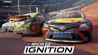 NASCAR 21: Ignition HARDEST TRACK  - Bristol DIRT Gameplay