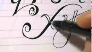 Fancy Cursive Writing - How To Write ABC  in Fancy Letters