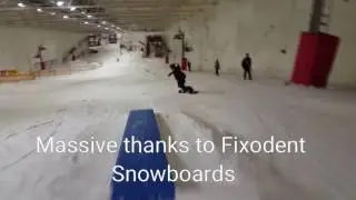 Steve Rooney Snowfactor Braehead oldest boarder on the slope