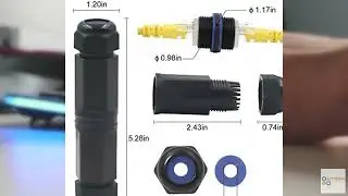Review - VCE Waterproof RJ45 Coupler IP68, CAT6/CAT5E/CAT5 Female to Female Coupler Conne