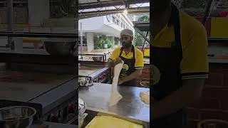 AMAZING Mamak Skill Roti Canai Flipping. Malaysia BEST Street Food