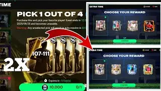 I OPENED 2X NEW EXTRA TIME PICK!! & UNLIMITED GEMS RAGNAROK PACK OPENING FC MOBILE 25 