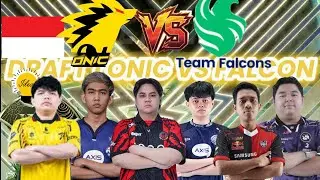 KEJENIUSAN COACH ADI DI DRAFT TIM ONIC VS FALCON | REAKSI STREAMER