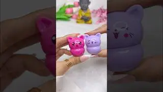 Cute Cat Lip Balm From Makeup Lipstick Collection 💕🌸 #shorts