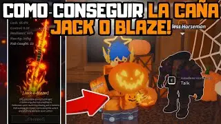 COMO CONSEGUIR R&Aacute;PIDO la CA&Ntilde;A JACK O BLAZE de FISCH! EVENTO HALLOWEEN FISCHFRIGHT 2025! | Roblox