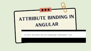 Attribute Binding In Angular