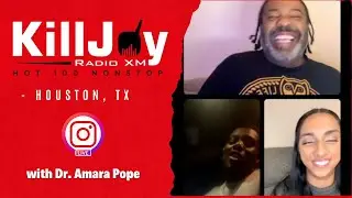 Dr Amara Pope on Instagram Live with KRXM Radio