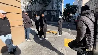 Walking “Tenderloin” San Francisco Worst Hood - Dudes On The Corner Get Upset About My Camera