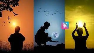 Black Shadow Photo Editing | Editing Ideas | Picsart Editing Tutorial