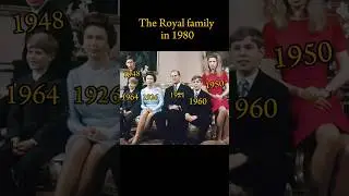 The Royal family in 1980 Then vs Now #elizabeth #history  #britishroyalfamily #royalfamily #viral